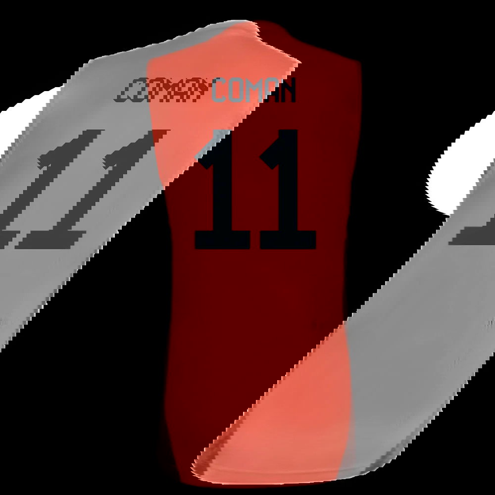 2025-2026 Bayern Munich Sleeveless Jersey (Easy Coral) (Coman 11)