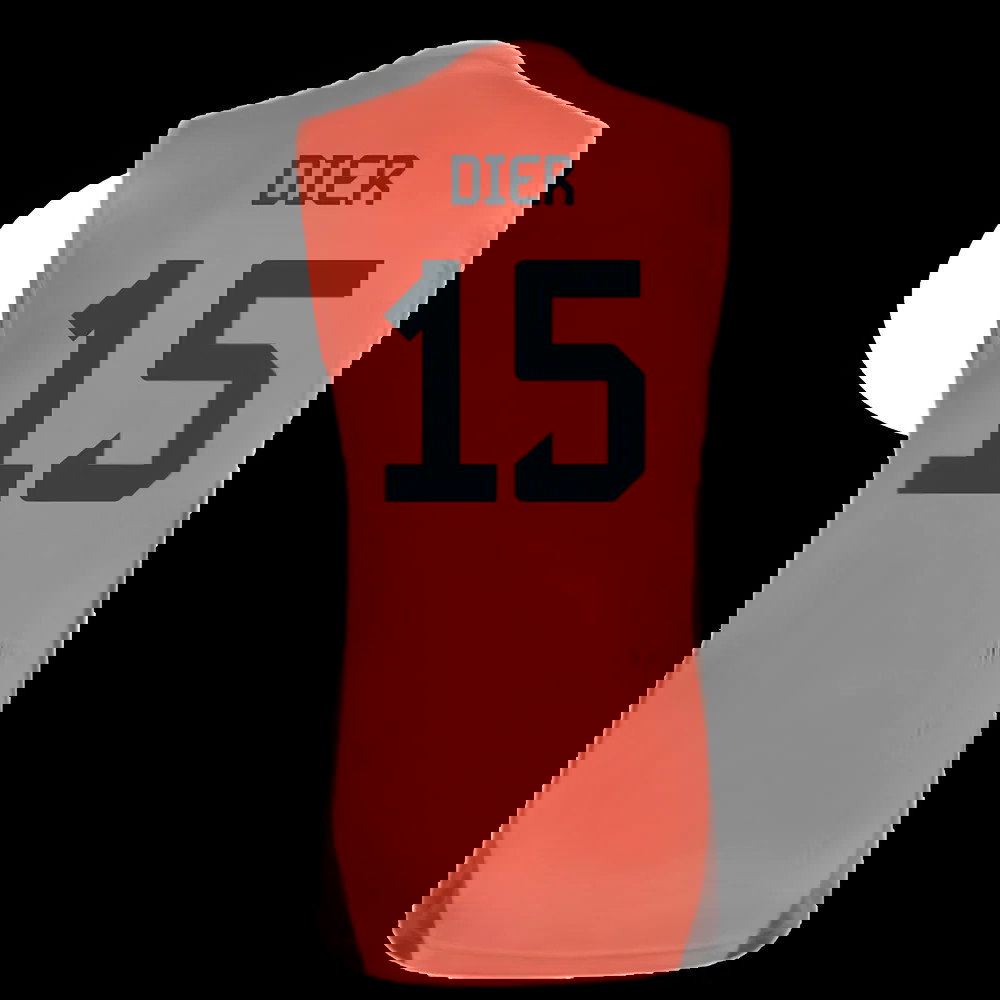 2025-2026 Bayern Munich Sleeveless Jersey (Easy Coral) (Dier 15)