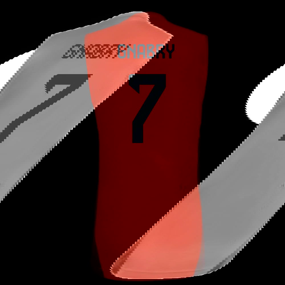 2025-2026 Bayern Munich Sleeveless Jersey (Easy Coral) (Gnabry 7)