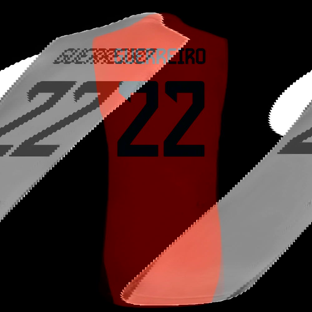 2025-2026 Bayern Munich Sleeveless Jersey (Easy Coral) (Guerreiro 22)