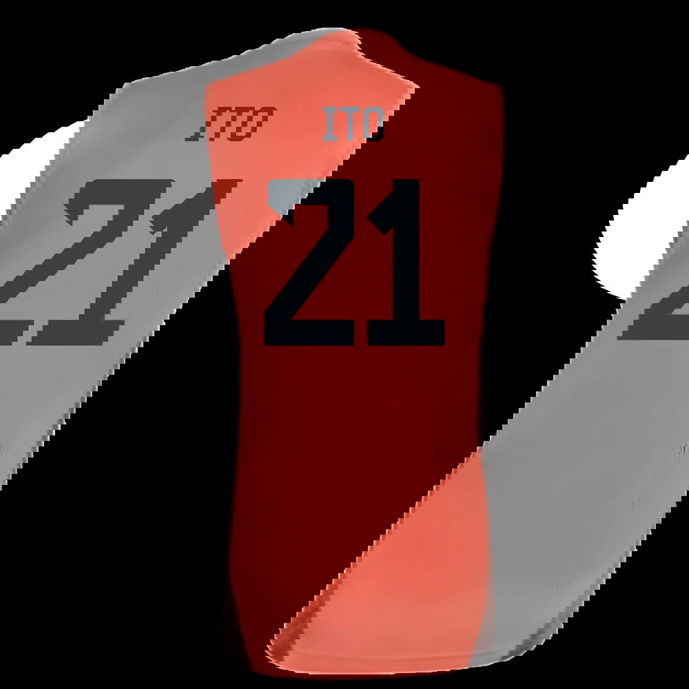 2025-2026 Bayern Munich Sleeveless Jersey (Easy Coral) (Ito 21)