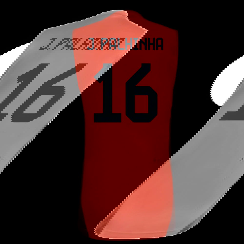 2025-2026 Bayern Munich Sleeveless Jersey (Easy Coral) (J. Palhinha 16)