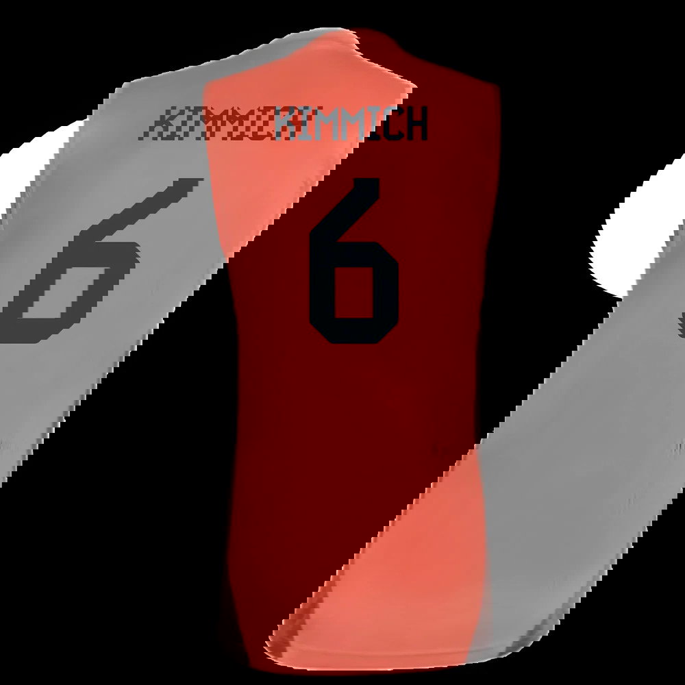 2025-2026 Bayern Munich Sleeveless Jersey (Easy Coral) (Kimmich 6)