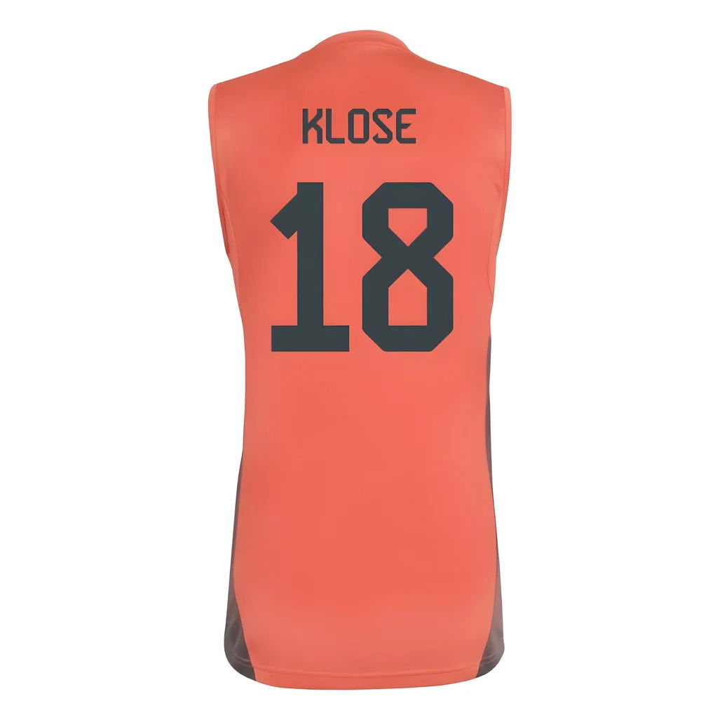 2025-2026 Bayern Munich Sleeveless Jersey (Easy Coral) (Klose 18)
