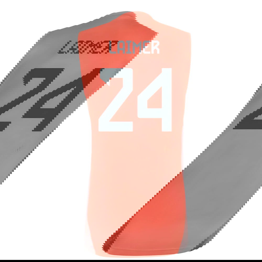 2025-2026 Bayern Munich Sleeveless Jersey (Easy Coral) (Laimer 24)