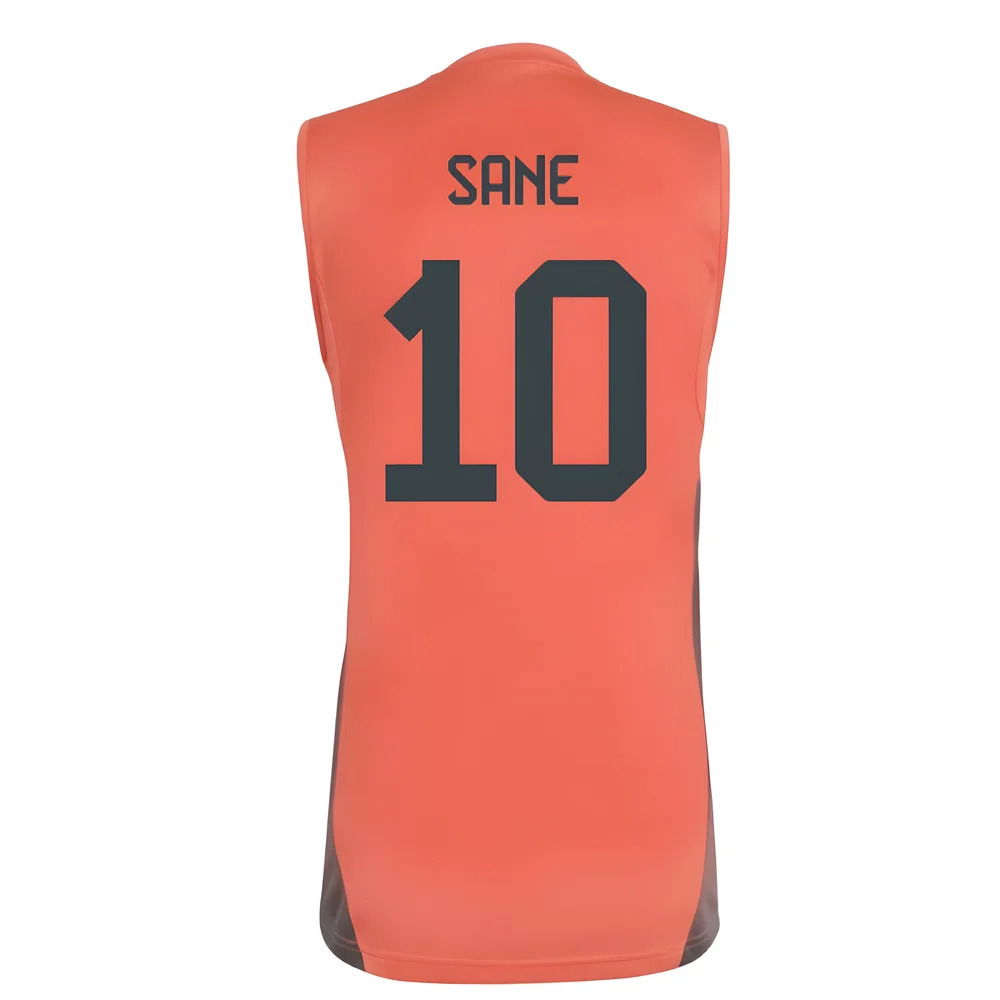2025-2026 Bayern Munich Sleeveless Jersey (Easy Coral) (Sane 10)