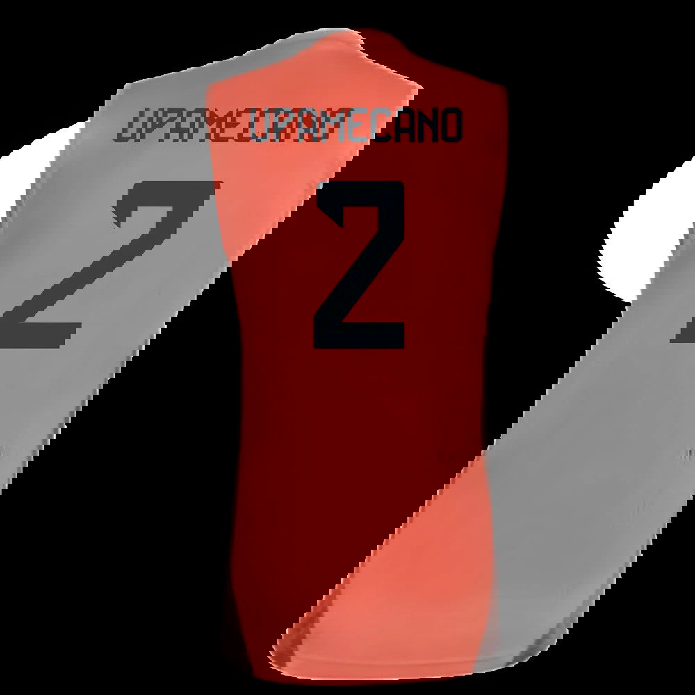 2025-2026 Bayern Munich Sleeveless Jersey (Easy Coral) (Upamecano 2)