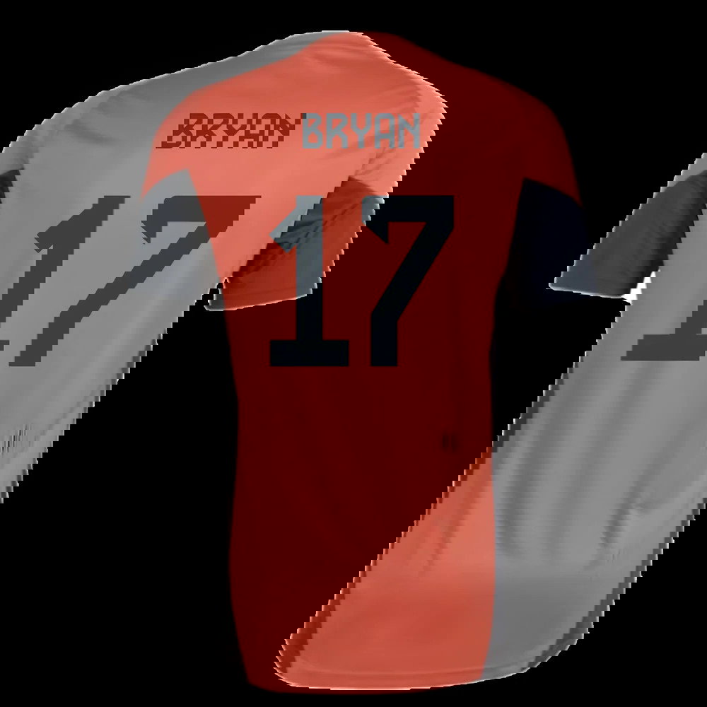 2025-2026 Bayern Munich Training Shirt (Easy Coral) (Bryan 17)