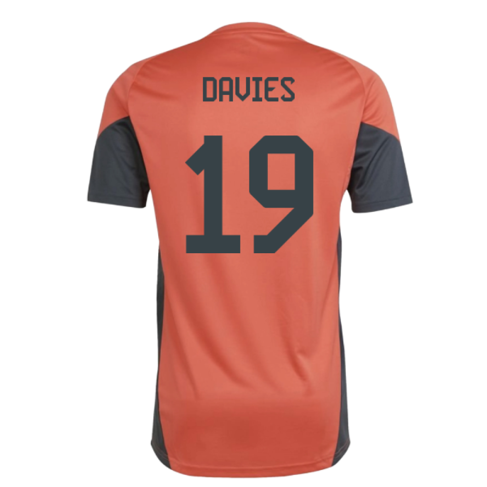 2025-2026 Bayern Munich Training Shirt (Easy Coral) (Davies 19)