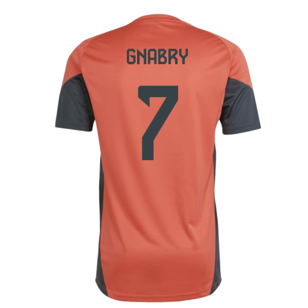 2025-2026 Bayern Munich Training Shirt (Easy Coral) (Gnabry 7)