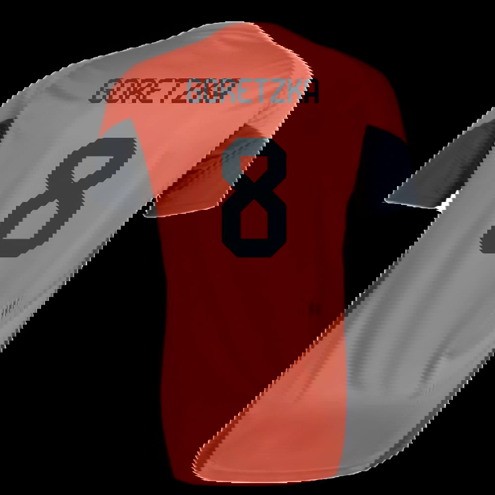 2025-2026 Bayern Munich Training Shirt (Easy Coral) (Goretzka 8)