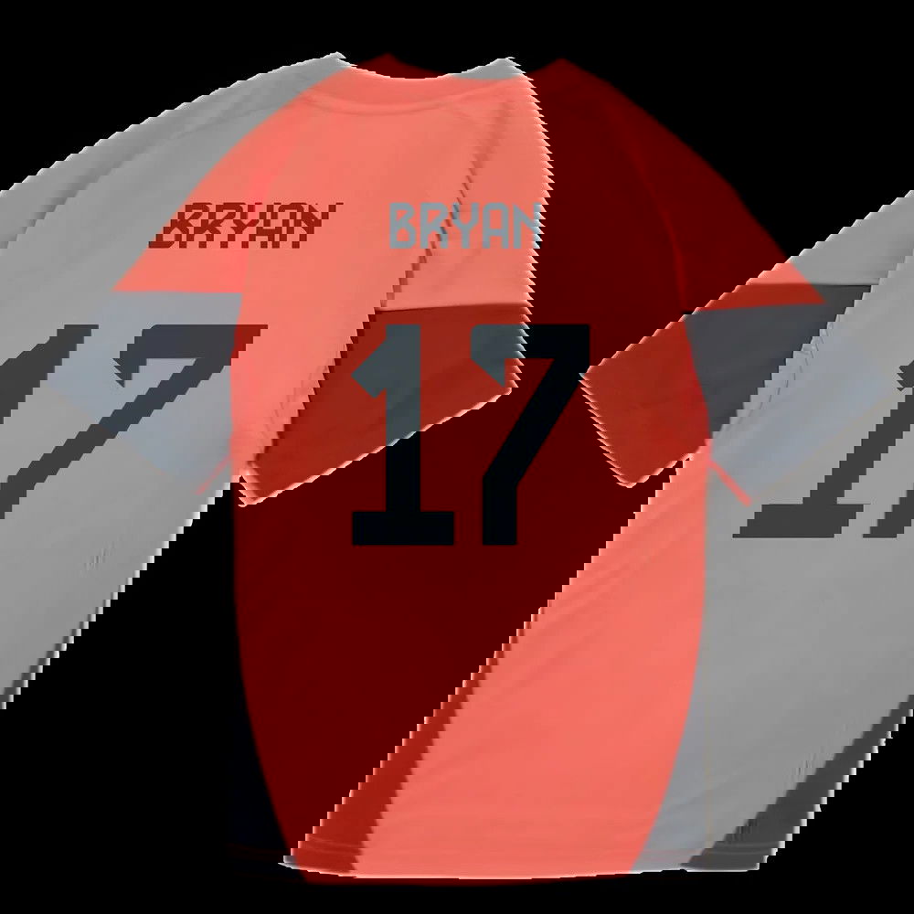 2025-2026 Bayern Munich Training Shirt (Easy Coral) - Kids (Bryan 17)