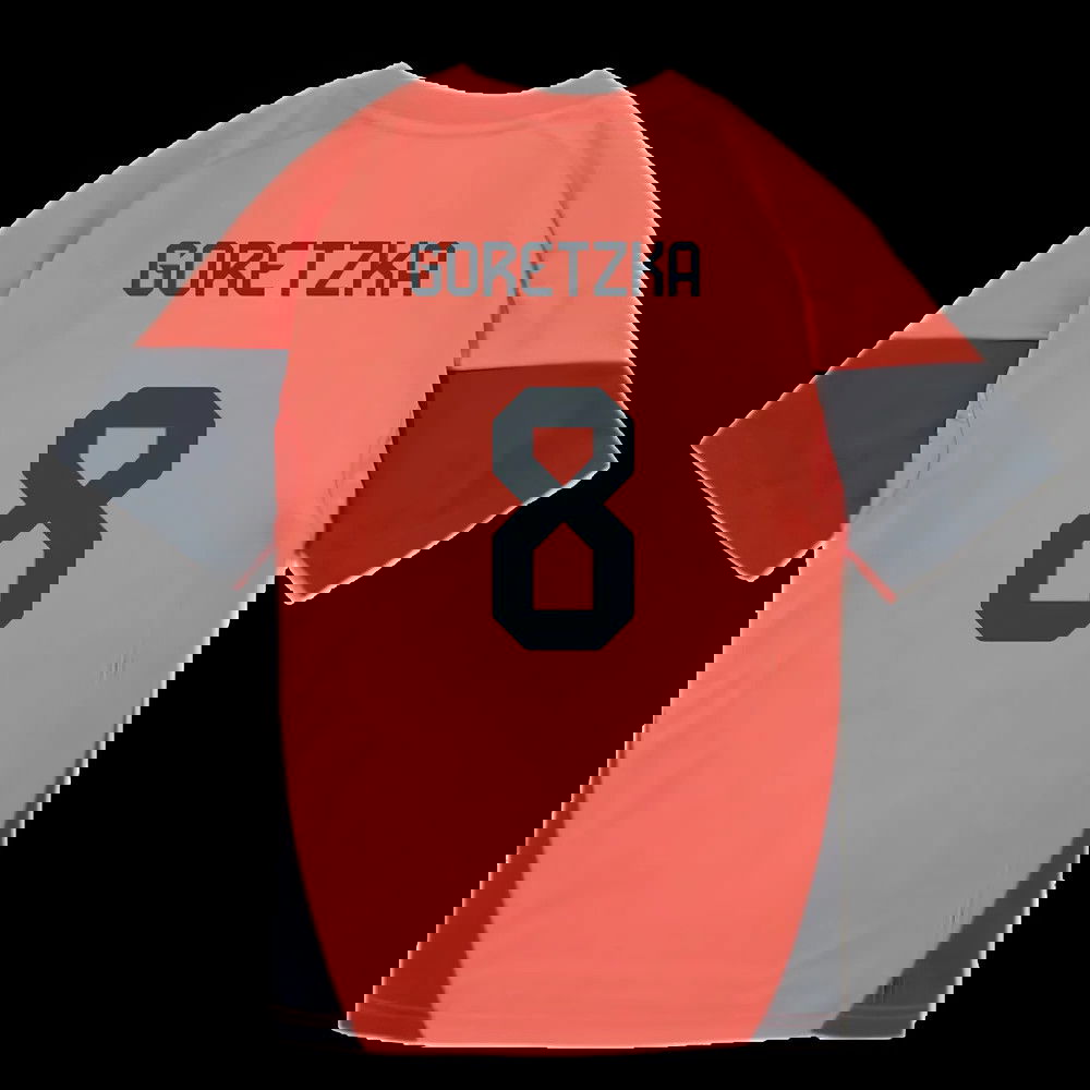 2025-2026 Bayern Munich Training Shirt (Easy Coral) - Kids (Goretzka 8)