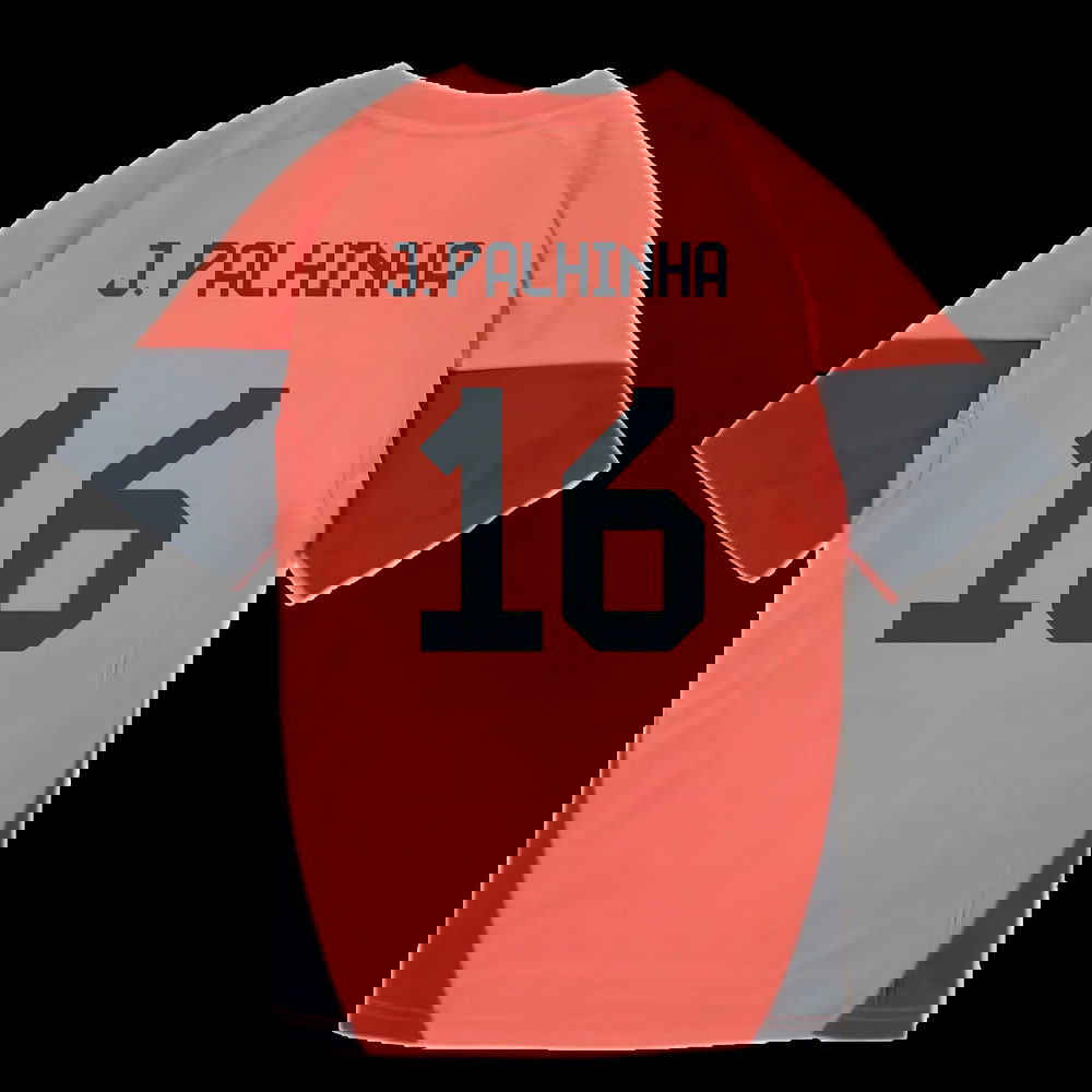 2025-2026 Bayern Munich Training Shirt (Easy Coral) - Kids (J. Palhinha 16)