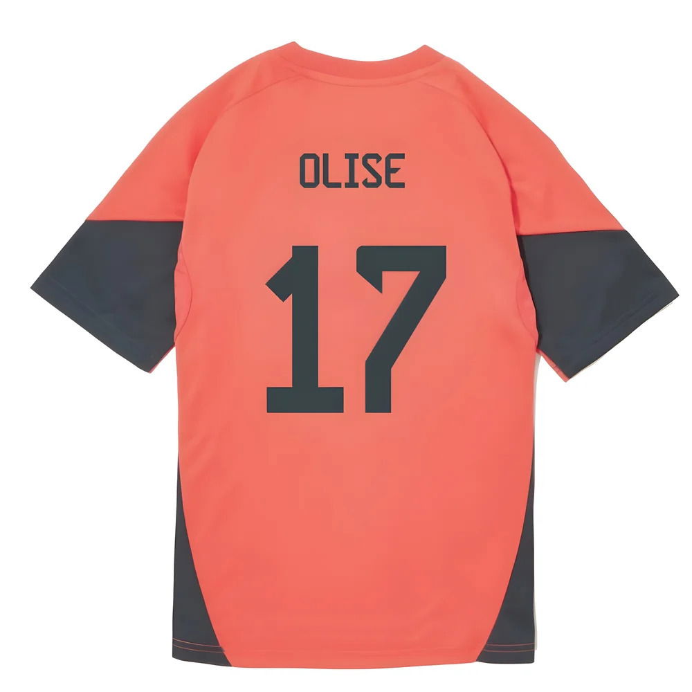 2025-2026 Bayern Munich Training Shirt (Easy Coral) - Kids (Olise 17)