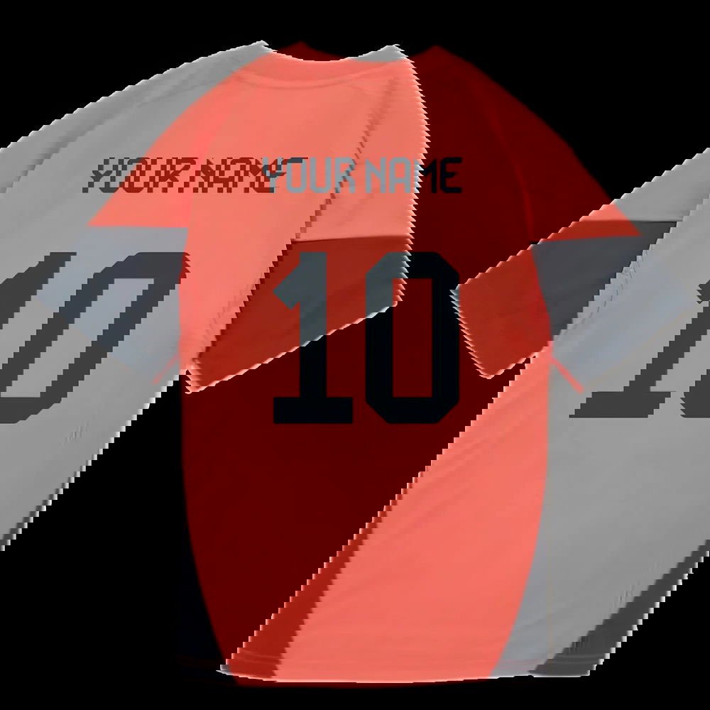 2025-2026 Bayern Munich Training Shirt (Easy Coral) - Kids (Your Name)