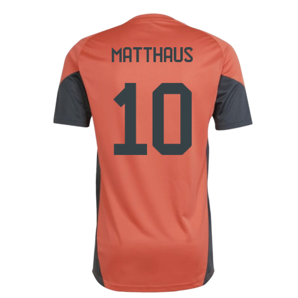 2025-2026 Bayern Munich Training Shirt (Easy Coral) (Matthaus 10)