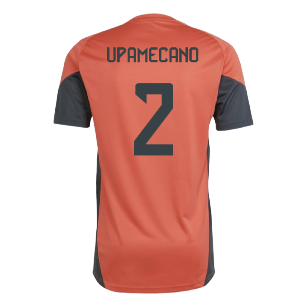 2025-2026 Bayern Munich Training Shirt (Easy Coral) (Upamecano 2)