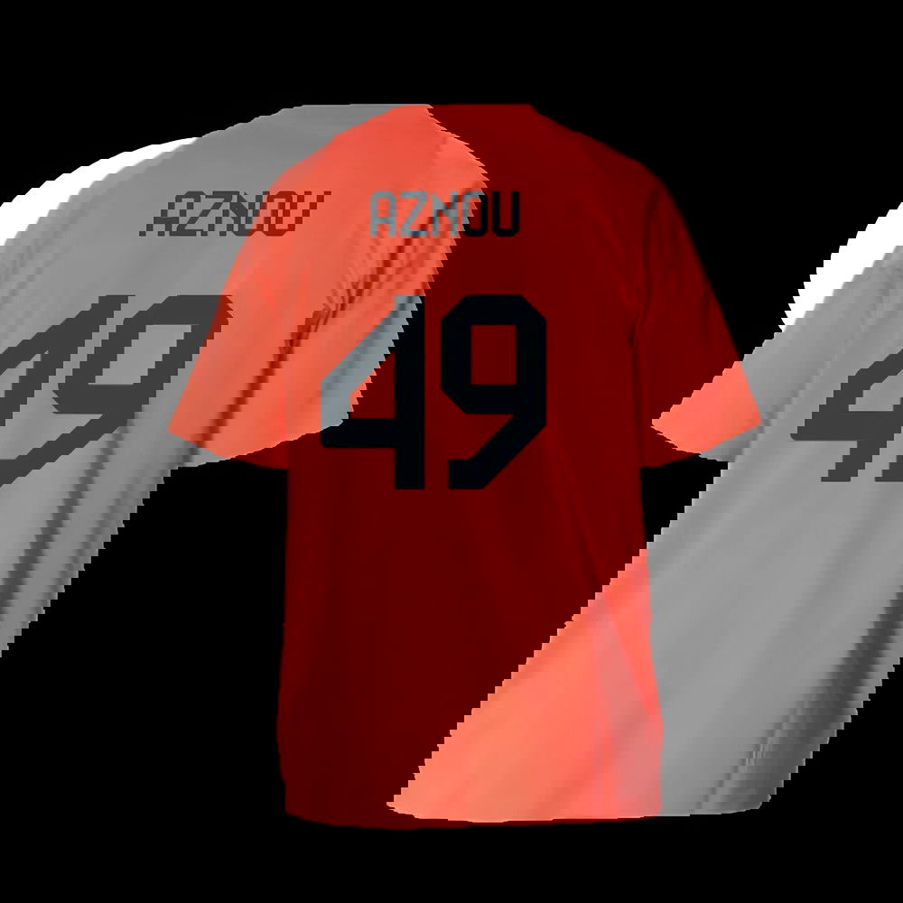 2025-2026 Bayern Munich Training Tee (Easy Coral) - Kids (Aznou 49)