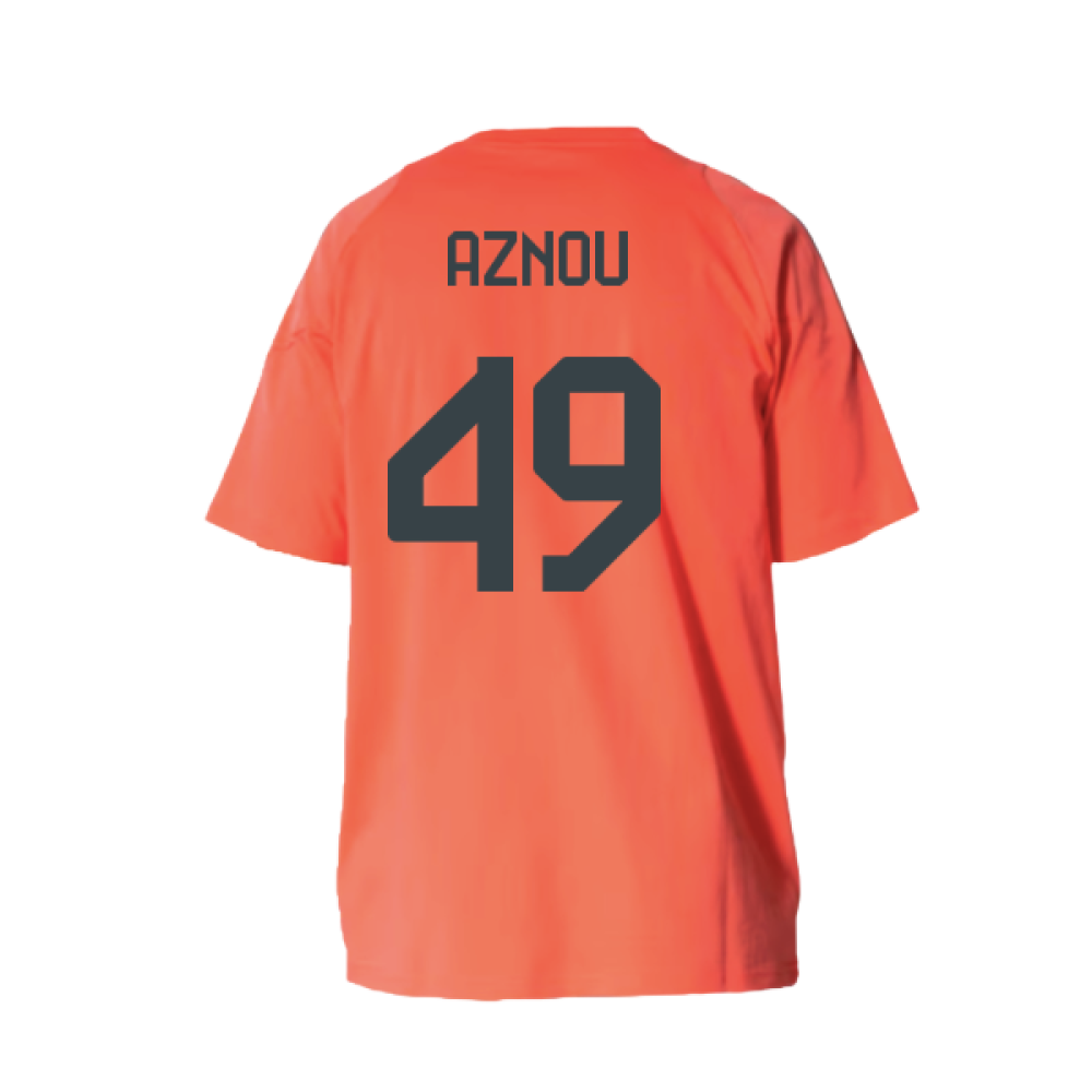 2025-2026 Bayern Munich Training Tee (Easy Coral) - Kids (Aznou 49)