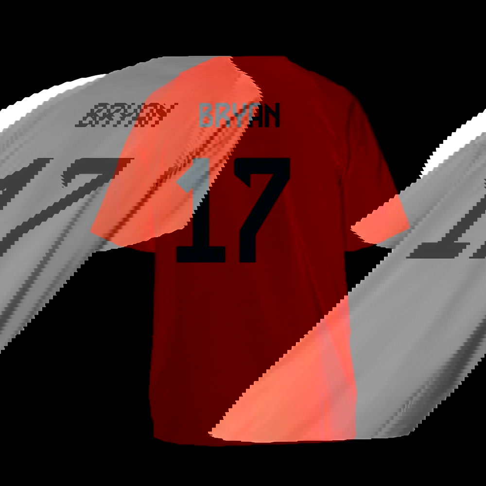 2025-2026 Bayern Munich Training Tee (Easy Coral) - Kids (Bryan 17)