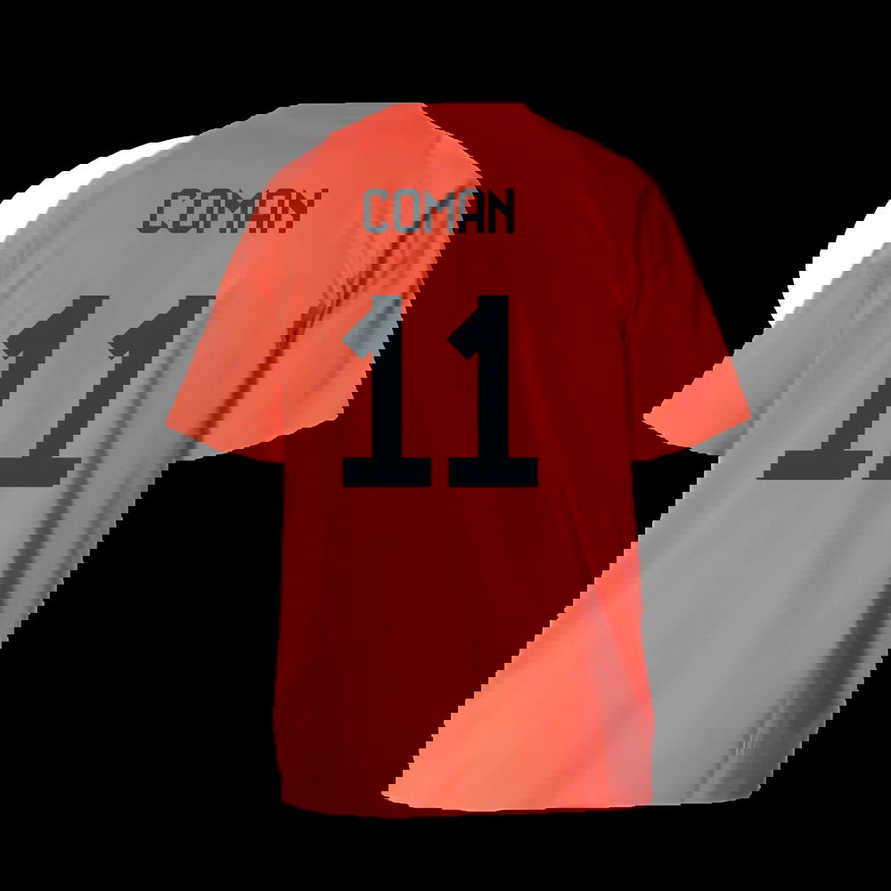 2025-2026 Bayern Munich Training Tee (Easy Coral) - Kids (Coman 11)