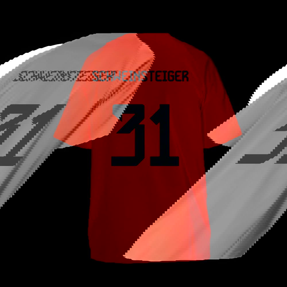 2025-2026 Bayern Munich Training Tee (Easy Coral) - Kids (Schweinsteiger 31)