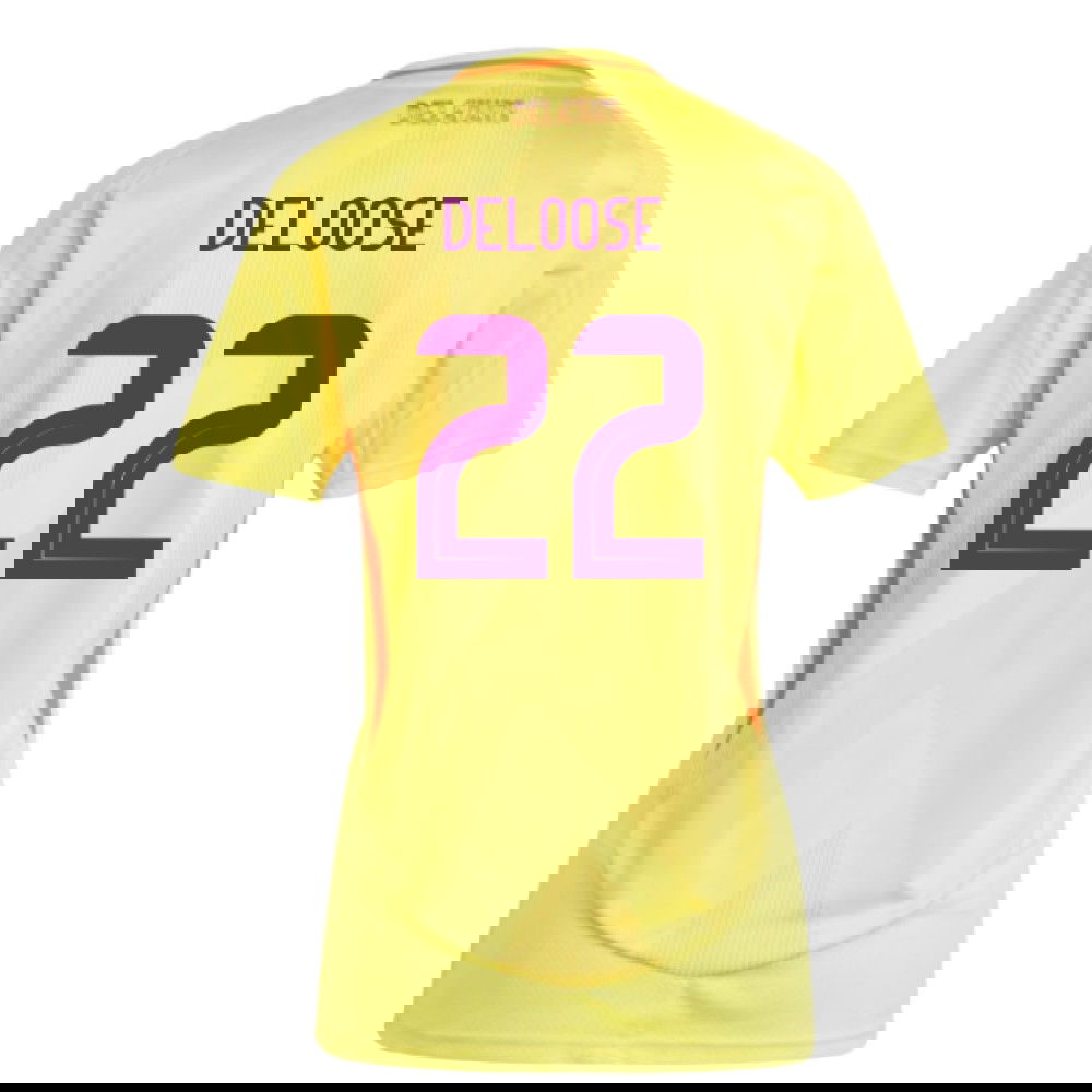 2025-2026 Belgium Womens Team Away Shirt (Ladies) (Deloose 22)
