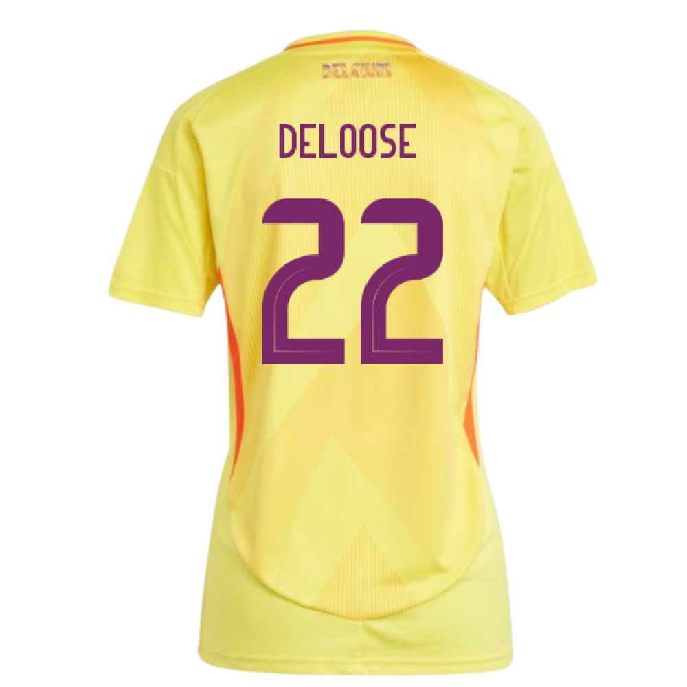 2025-2026 Belgium Womens Team Away Shirt (Ladies) (Deloose 22)