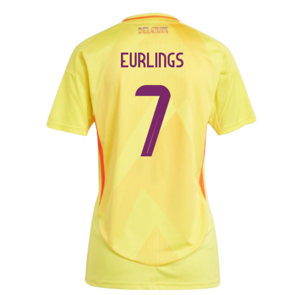 2025-2026 Belgium Womens Team Away Shirt (Ladies) (Eurlings 7)