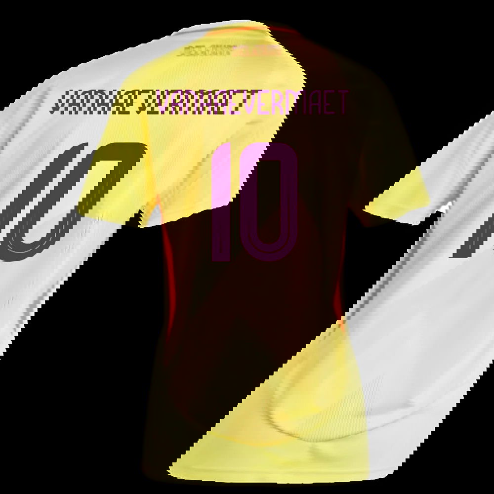 2025-2026 Belgium Womens Team Away Shirt (Ladies) (Vanhaevermaet 10)
