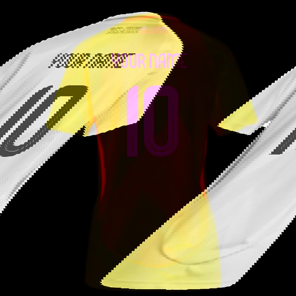 2025-2026 Belgium Womens Team Away Shirt (Ladies) (Your Name)