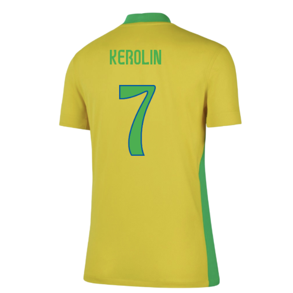 2025-2026 Brazil Womens Team Home Shirt (Ladies) (Kerolin 7)