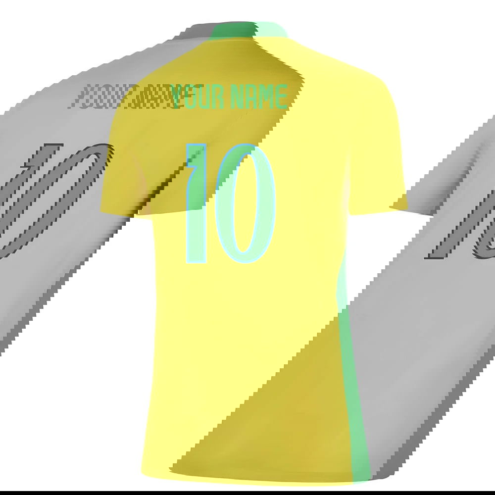 2025-2026 Brazil Womens Team Home Shirt (Ladies) (Your Name)