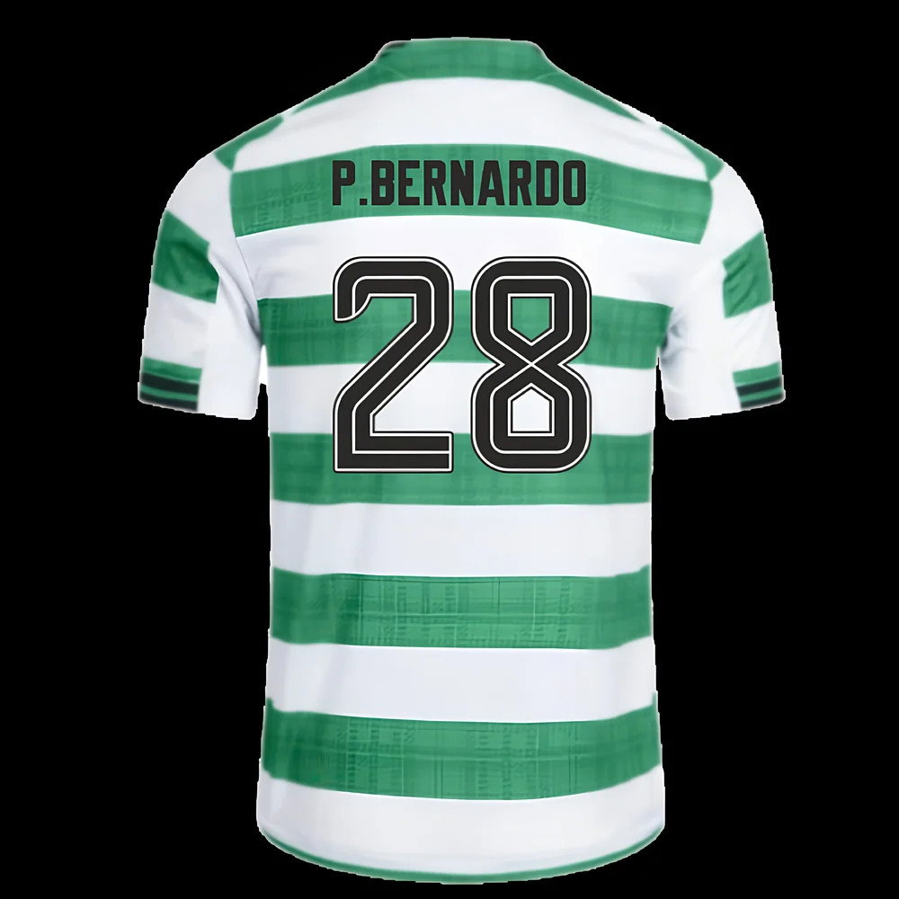 2025-2026 Celtic Authentic Home Shirt (P.Bernardo 28)