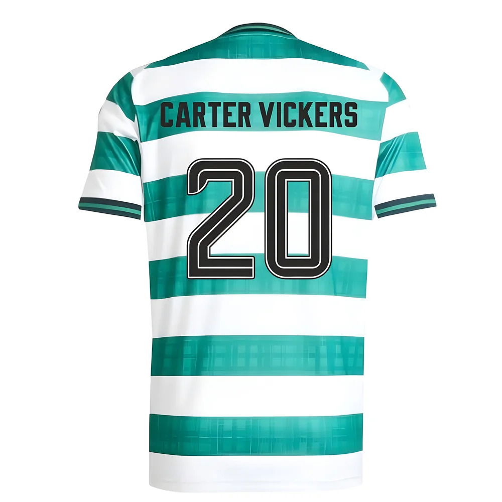 2025-2026 Celtic Home Shirt (Carter Vickers 20)