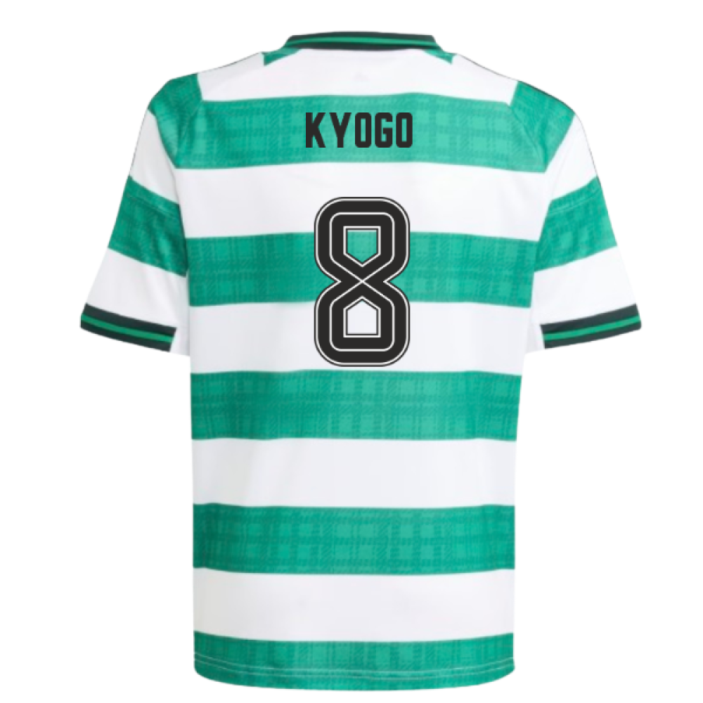 2025-2026 Celtic Home Shirt - Kids (Kyogo 8)