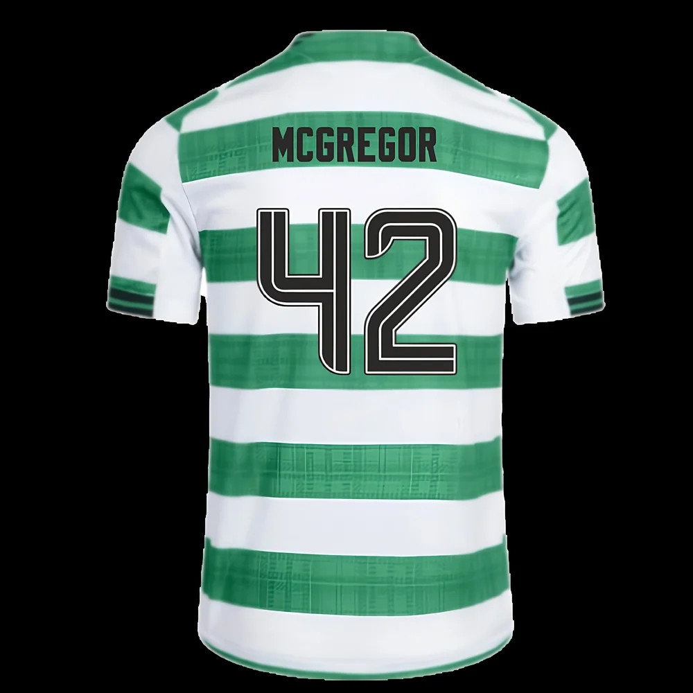 2025-2026 Celtic Home Shirt (No Sponsor) (McGregor 42)