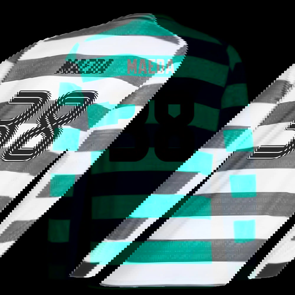 2025-2026 Celtic Long Sleeve Home Shirt (Maeda 38)