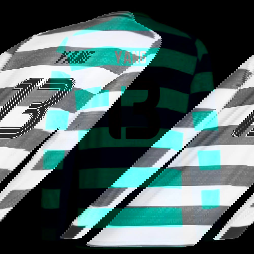 2025-2026 Celtic Long Sleeve Home Shirt (Yang 13)