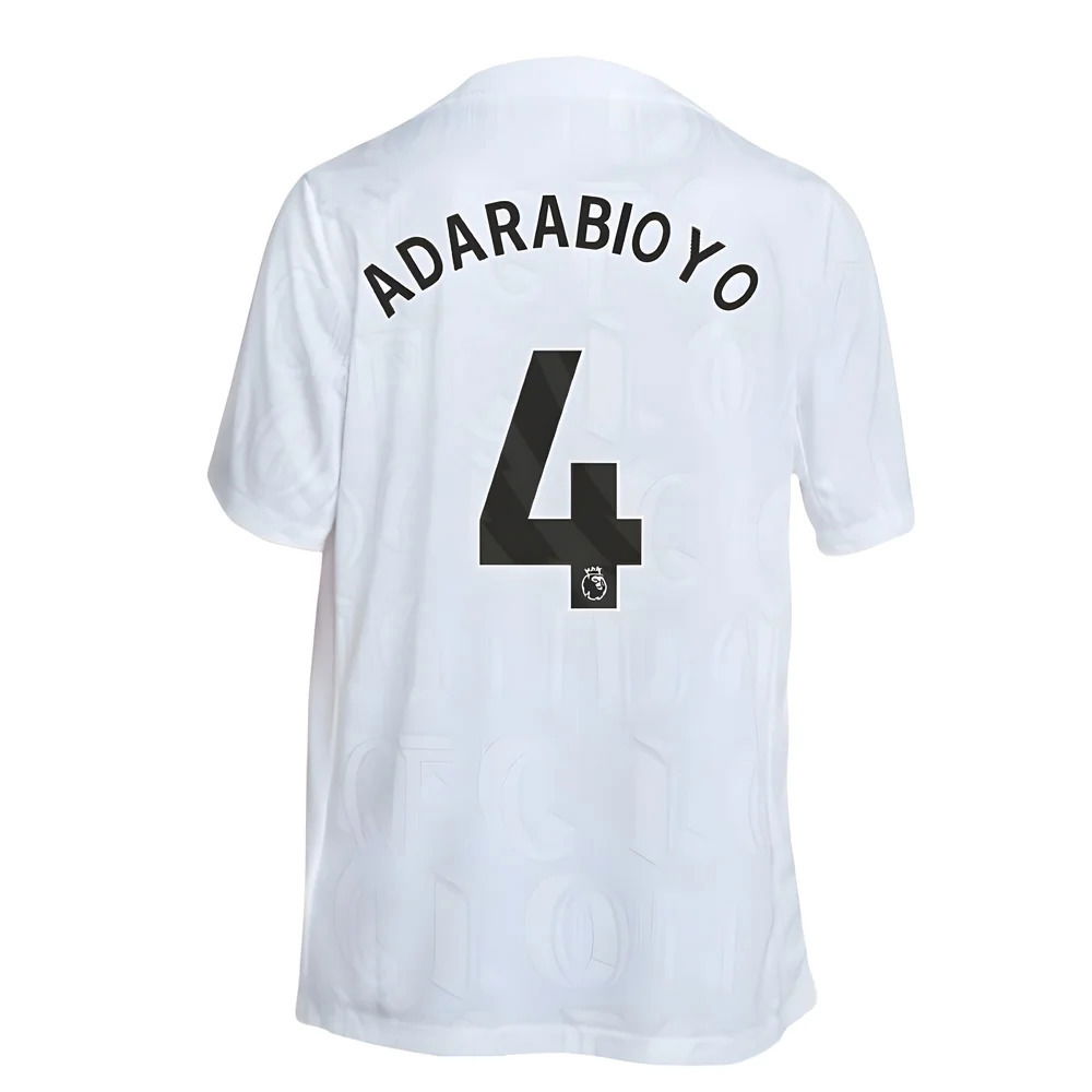 2025-2026 Chelsea Academy Pro Pre-Match Football Top (White) (Adarabioyo 4)
