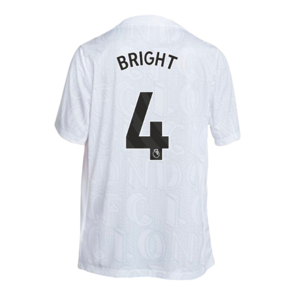 2025-2026 Chelsea Academy Pro Pre-Match Football Top (White) (Bright 4)
