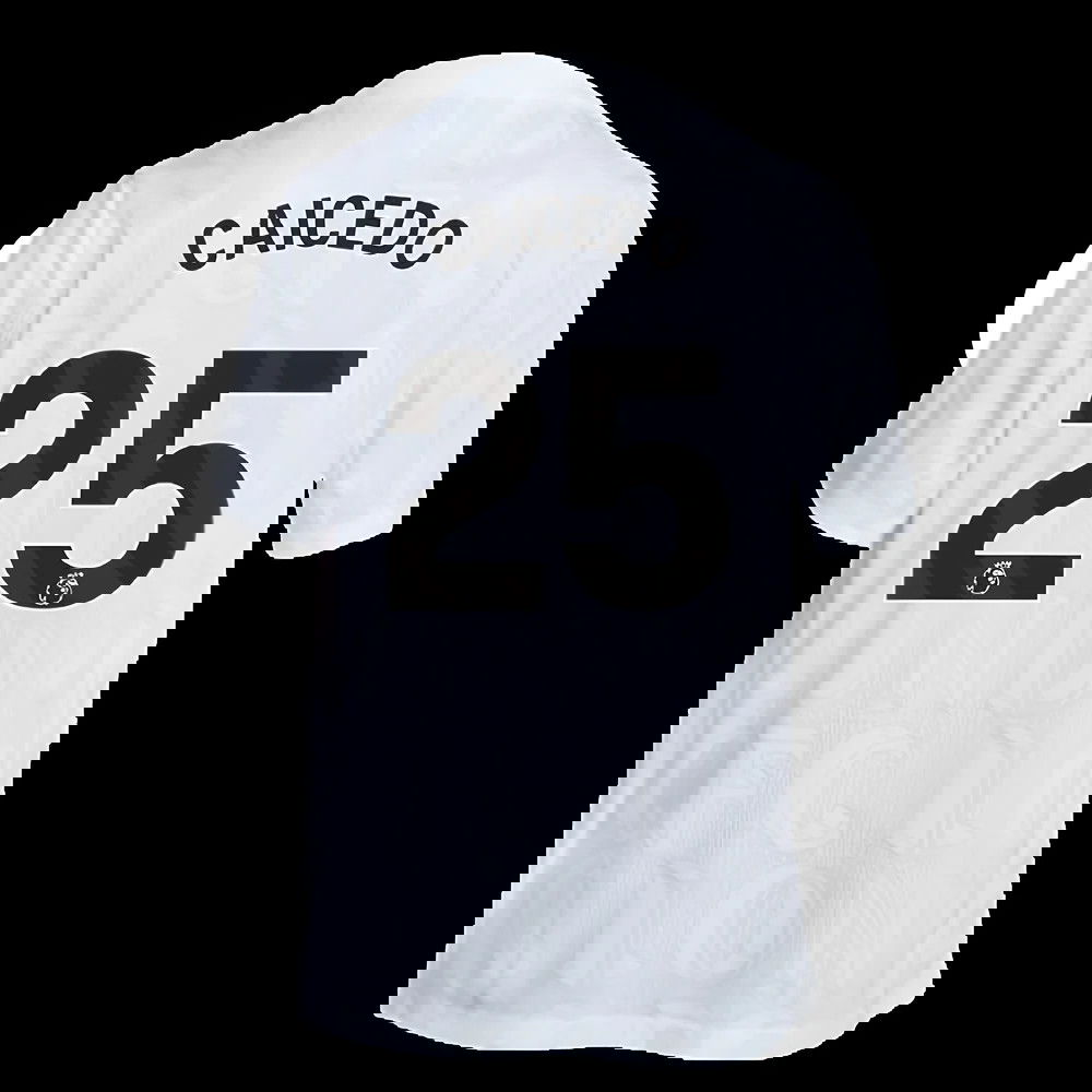 2025-2026 Chelsea Academy Pro Pre-Match Football Top (White) (Caicedo 25)