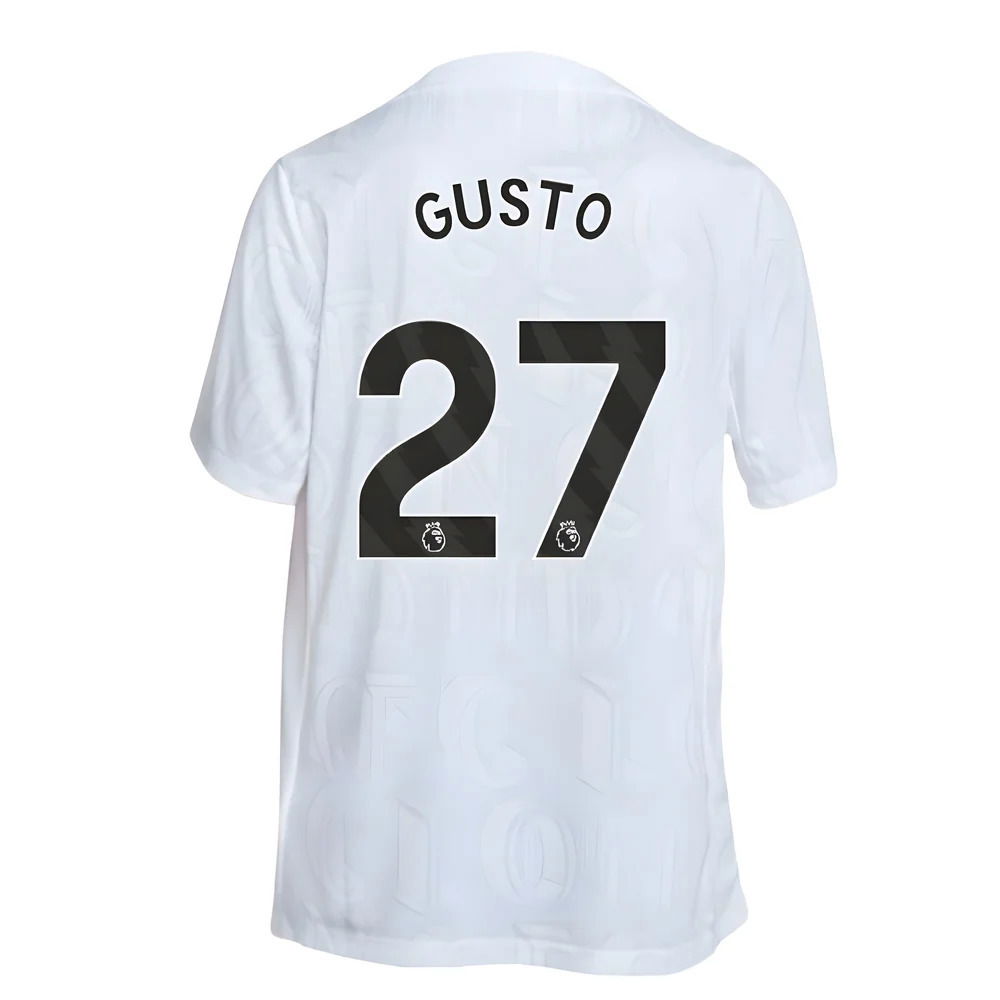 2025-2026 Chelsea Academy Pro Pre-Match Football Top (White) (Gusto 27)