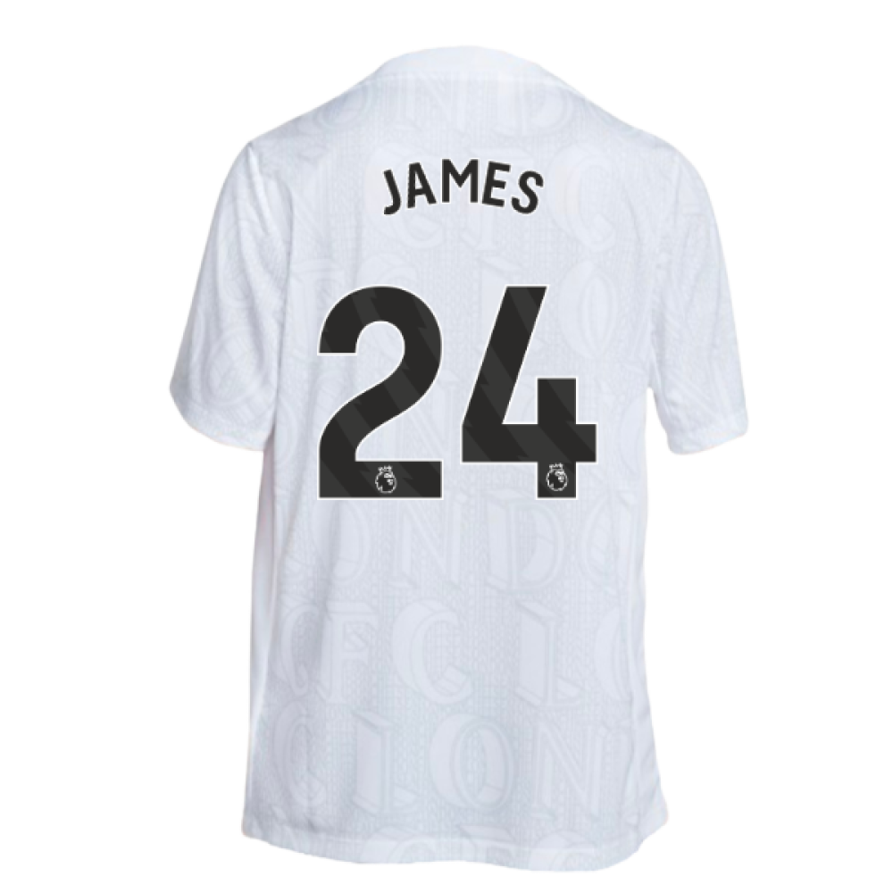 2025-2026 Chelsea Academy Pro Pre-Match Football Top (White) (James 24)