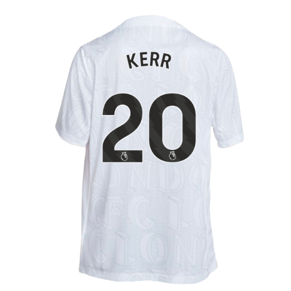 2025-2026 Chelsea Academy Pro Pre-Match Football Top (White) (Kerr 20)