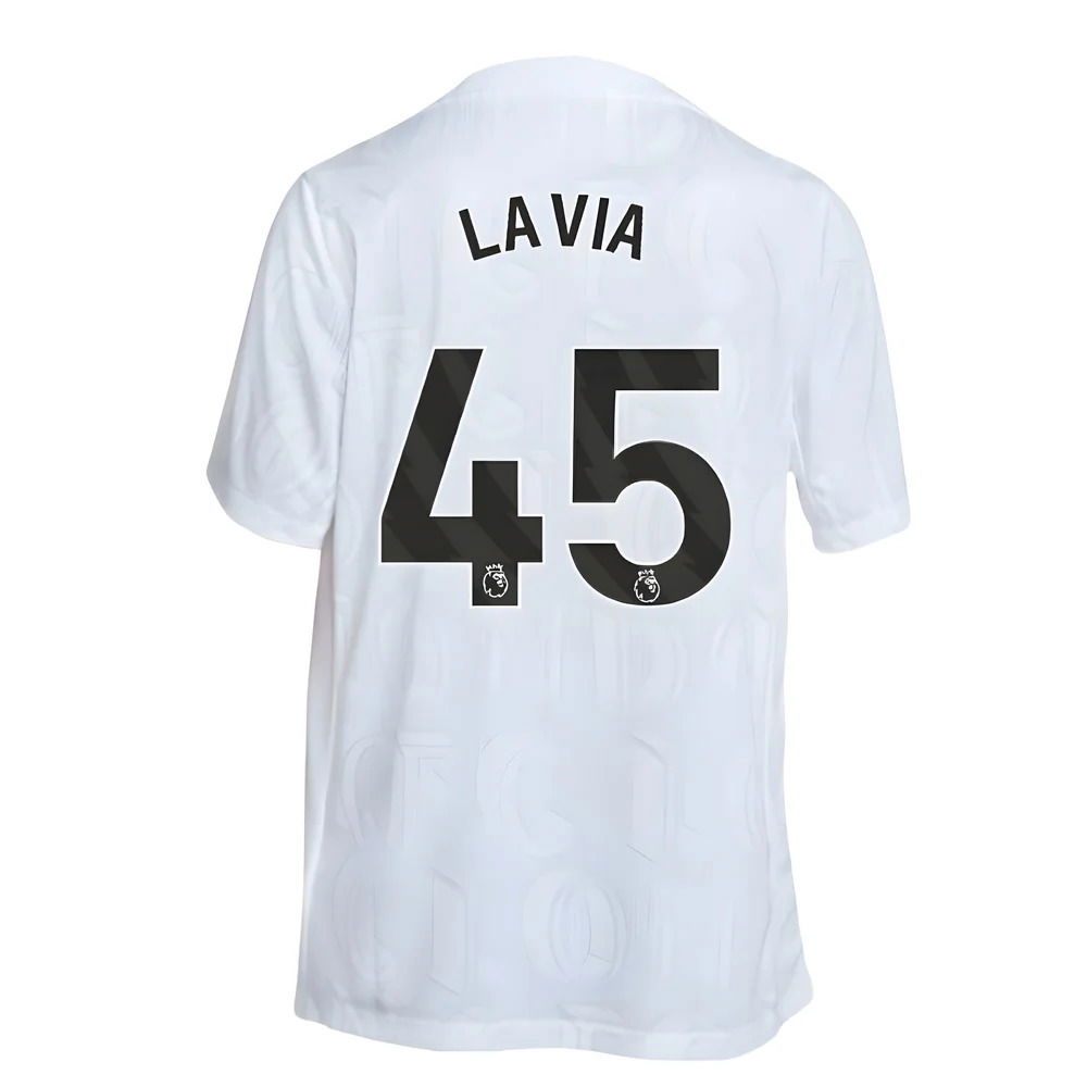 2025-2026 Chelsea Academy Pro Pre-Match Football Top (White) (Lavia 45)