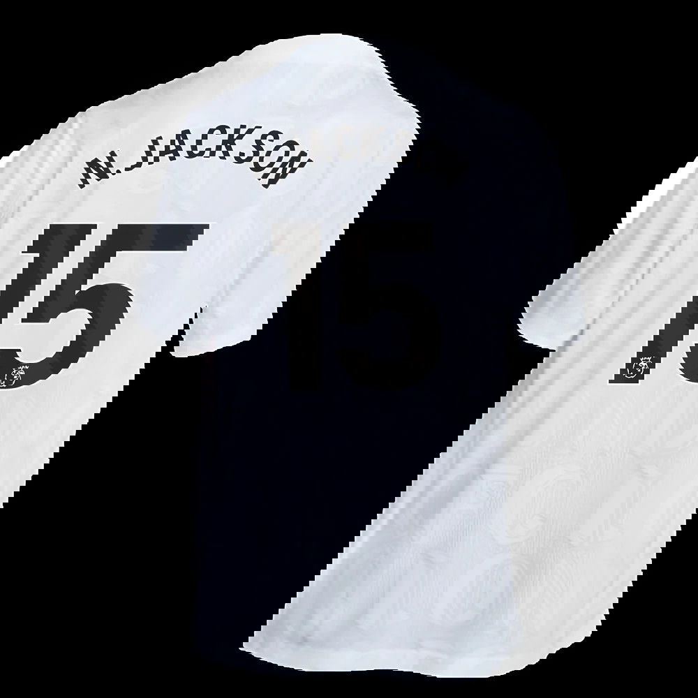 2025-2026 Chelsea Academy Pro Pre-Match Football Top (White) (N.Jackson 15)