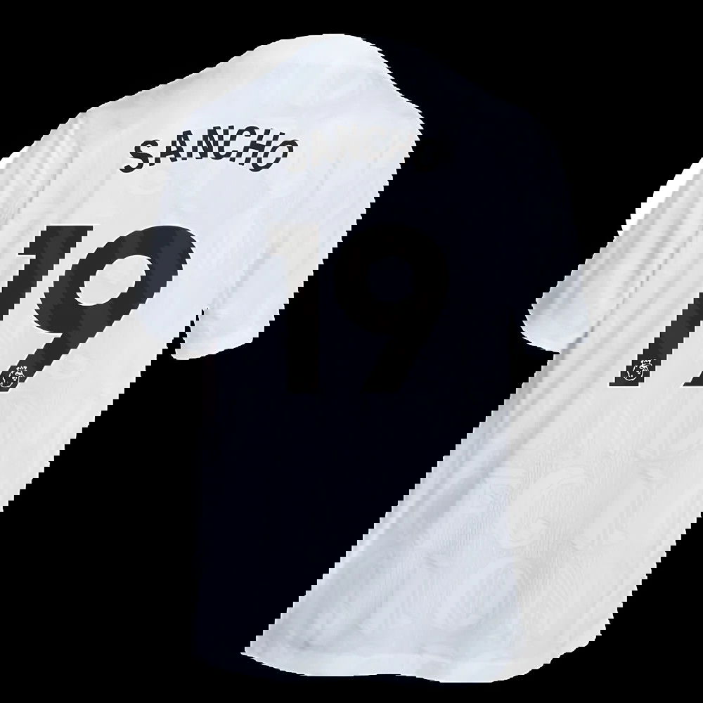 2025-2026 Chelsea Academy Pro Pre-Match Football Top (White) (Sancho 19)