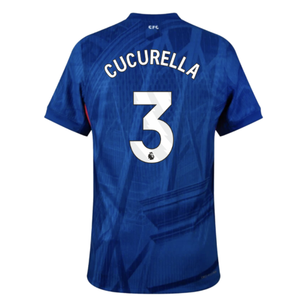 2025-2026 Chelsea Home Authentic Shirt (Cucurella 3)